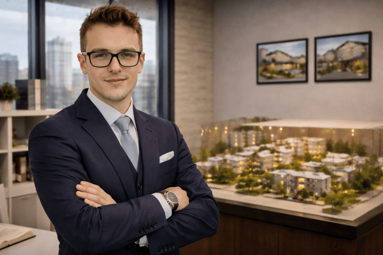 Görkem Sinirlioglu im Büro