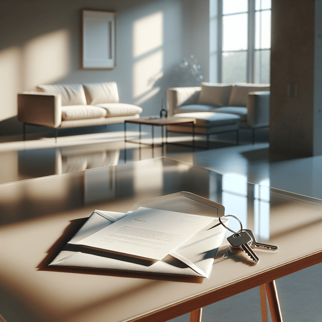 Schlüssel und Unterlagen – Auszug und Kaution